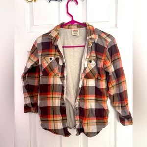 5/$30 kids clothes: Smith’s American plaid shacket Boys M 10/12